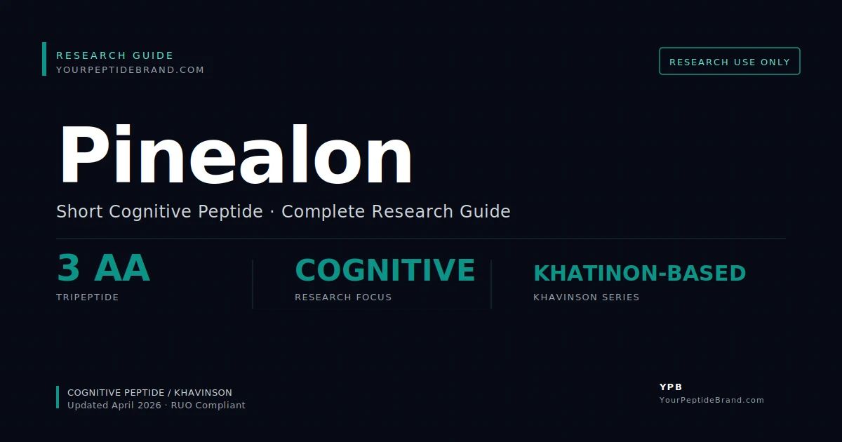 Research-grade Pinealon peptide — YPB white-label research compound