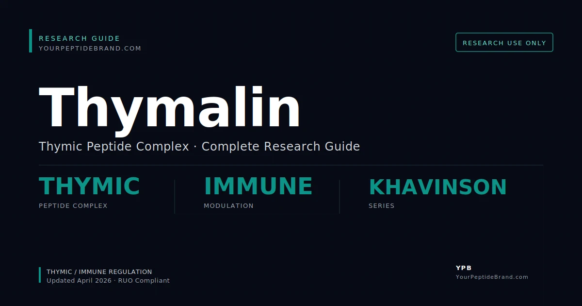 Research-grade Thymalin peptide — YPB white-label research compound