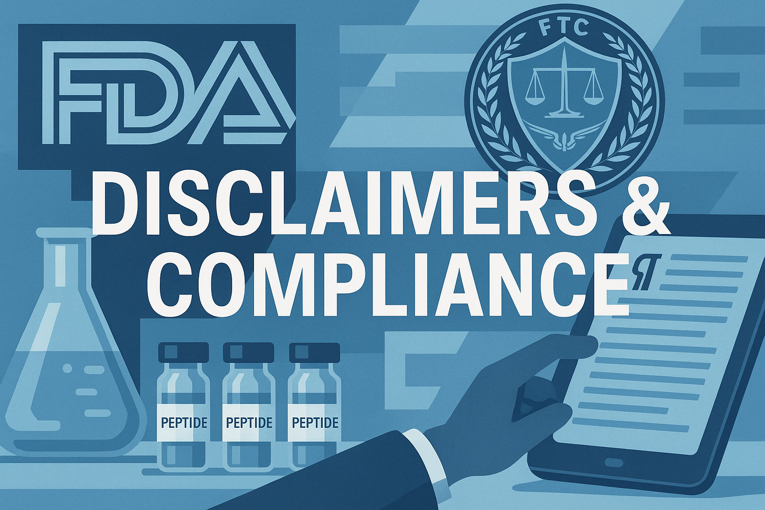 The Role of Disclaimers in FDA and FTC Compliance - Your Peptide Brand