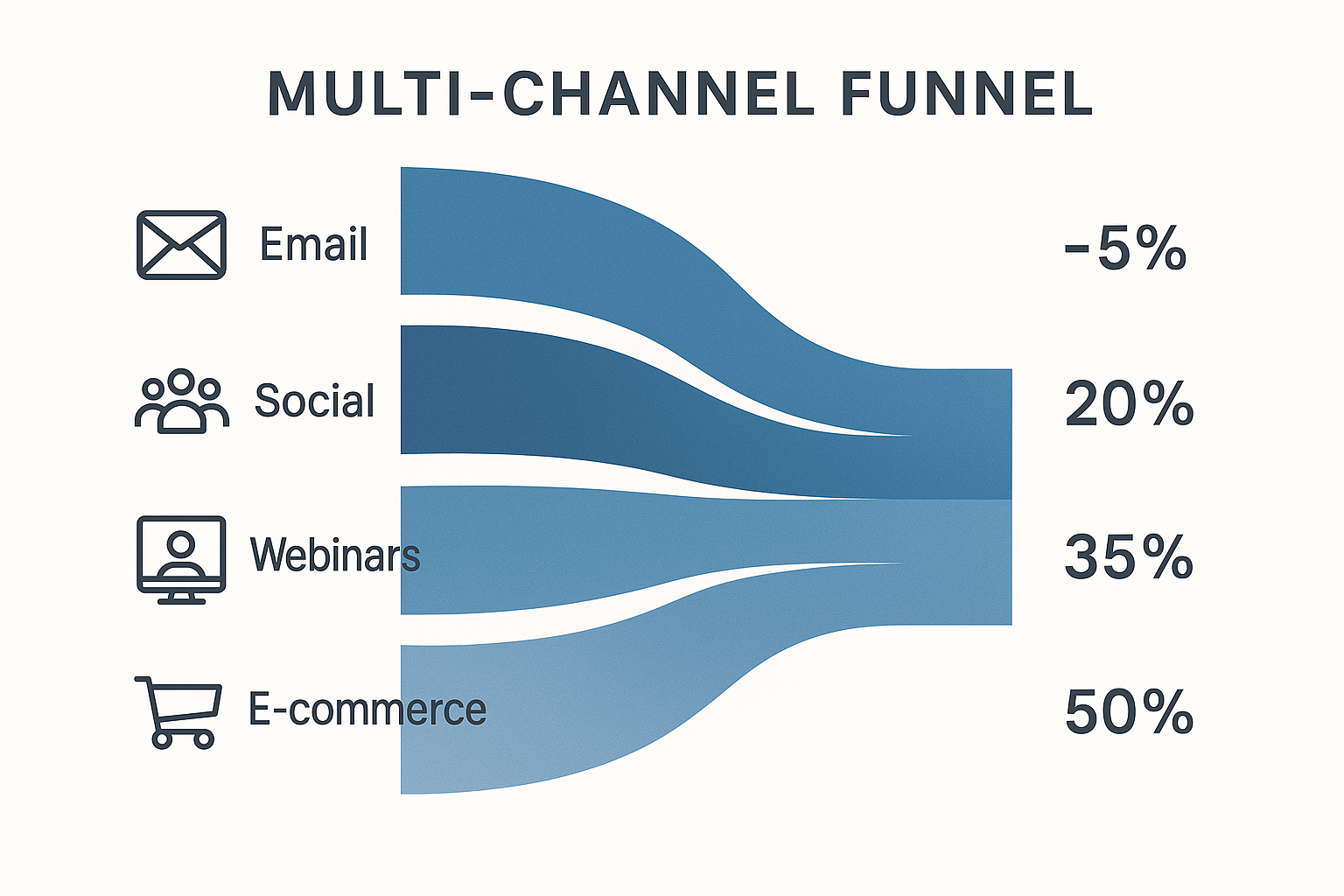 Multi‑channel marketing funnel for peptide sales