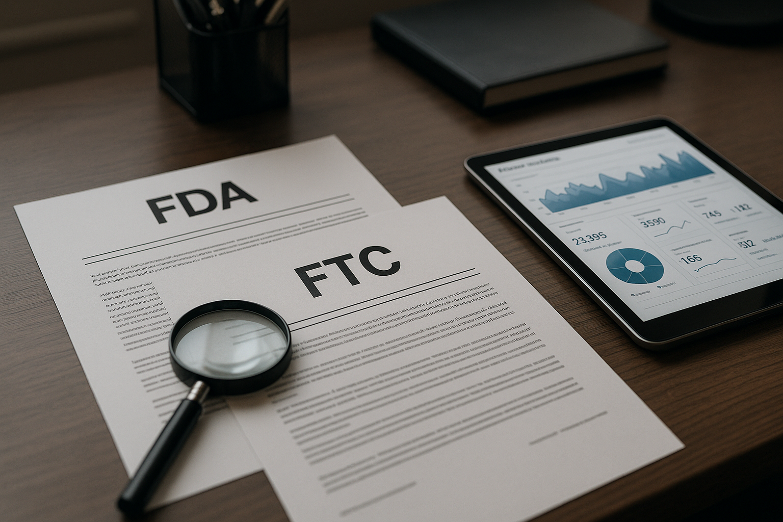 Compliance workflow for peptide marketing